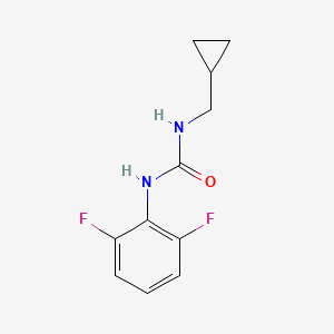 molecular formula C11H12F2N2O B2989341 1-(Cyclopropylmethyl)-3-(2,6-difluorophenyl)urea CAS No. 2274571-57-0