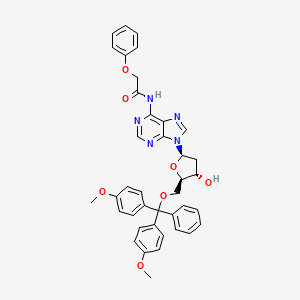 molecular formula C39H37N5O7 B2989366 Pheac-Dmt-Deoxyadenosine CAS No. 110522-82-2; 115388-94-8