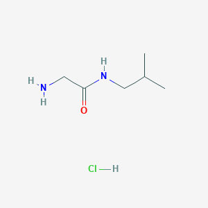 molecular formula C6H15ClN2O B2989413 2-Amino-N-isobutylacetamide hydrochloride CAS No. 175154-42-4