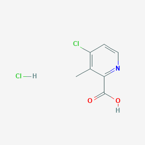 4-Chloro-3-methylpyridine-2-carboxylic acid;hydrochloride