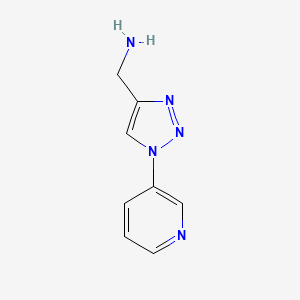 (1-Pyridin-3-yltriazol-4-yl)methanamine