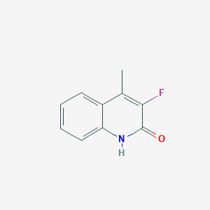 molecular formula C10H8FNO B2989443 Methyl fluoroquinolone CAS No. 198831-76-4