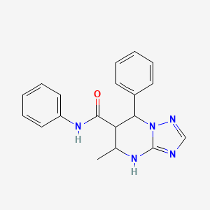 5-methyl-N,7-diphenyl-4,5,6,7-tetrahydro-[1,2,4]triazolo[1,5-a]pyrimidine-6-carboxamide