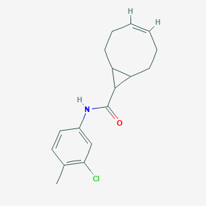molecular formula C17H20ClNO B298948 N-(3-chloro-4-methylphenyl)bicyclo[6.1.0]non-4-ene-9-carboxamide 