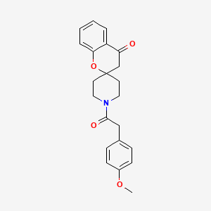 1'-(2-(4-Methoxyphenyl)acetyl)spiro[chroman-2,4'-piperidin]-4-one