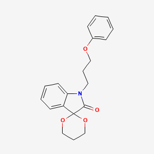 1'-(3-Phenoxypropyl)spiro[[1,3]dioxane-2,3'-indolin]-2'-one
