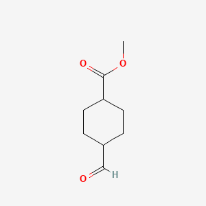 molecular formula C9H14O3 B2989516 (1r,4r)-Methyl 4-formylcyclohexanecarboxylate CAS No. 37942-76-0; 54274-80-5