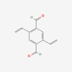 molecular formula C12H10O2 B2989526 2,5-Diethenyl-1,4-benzenedicarboxaldehyde CAS No. 2065232-74-6