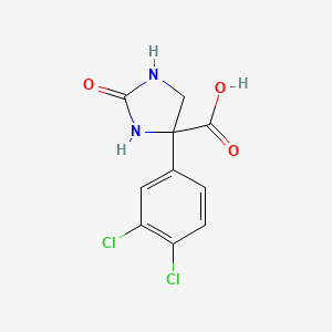 4-(3,4-Dichlorophenyl)-2-oxoimidazolidine-4-carboxylic acid