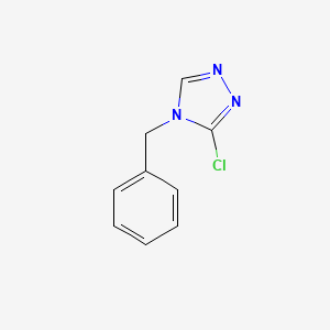 molecular formula C9H8ClN3 B2989546 4-benzyl-3-chloro-4H-1,2,4-triazole CAS No. 1019031-93-6