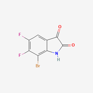 7-bromo-5,6-difluoro-2,3-dihydro-1H-indole-2,3-dione