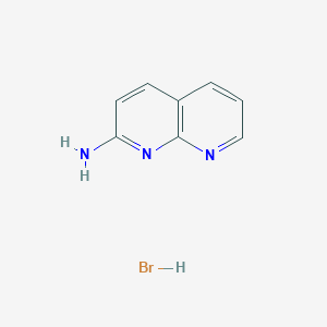 1,8-Naphthyridin-2-amine;hydrobromide