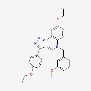 8-ethoxy-3-(4-ethoxyphenyl)-5-(3-methoxybenzyl)-5H-pyrazolo[4,3-c]quinoline