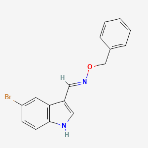 5-bromo-1H-indole-3-carbaldehyde O-benzyloxime