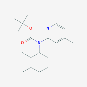 molecular formula C19H30N2O2 B2989631 Tert-butyl N-(2,3-dimethylcyclohexyl)-N-(4-methylpyridin-2-yl)carbamate CAS No. 1260788-80-4