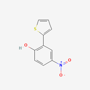 4-Nitro-2-(thiophen-2-yl)phenol