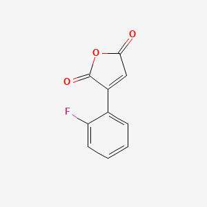 molecular formula C10H5FO3 B2989665 3-(2-Fluorophenyl)-2,5-dihydrofuran-2,5-dione CAS No. 848031-16-3