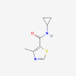 molecular formula C8H10N2OS B2989666 N-cyclopropyl-4-methyl-1,3-thiazole-5-carboxamide CAS No. 1339601-57-8
