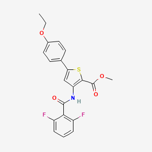 Methyl 3-(2,6-difluorobenzamido)-5-(4-ethoxyphenyl)thiophene-2-carboxylate