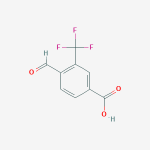 Benzoic acid, 4-formyl-3-(trifluoromethyl)-