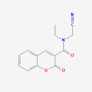 N-(cyanomethyl)-N-ethyl-2-oxo-2H-chromene-3-carboxamide