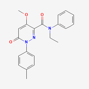 N-ethyl-4-methoxy-1-(4-methylphenyl)-6-oxo-N-phenylpyridazine-3-carboxamide
