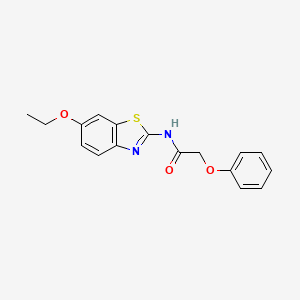 N-(6-ethoxy-1,3-benzothiazol-2-yl)-2-phenoxyacetamide