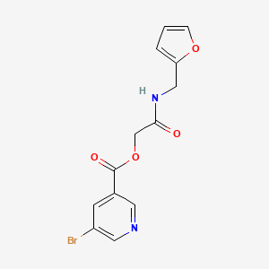 [2-(Furan-2-ylmethylamino)-2-oxoethyl] 5-bromopyridine-3-carboxylate