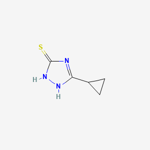 5-cyclopropyl-1,2-dihydro-3H-1,2,4-triazole-3-thione
