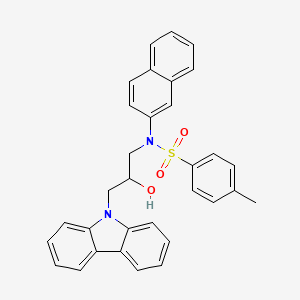 (3-Carbazol-9-yl-2-hydroxypropyl)[(4-methylphenyl)sulfonyl]-2-naphthylamine