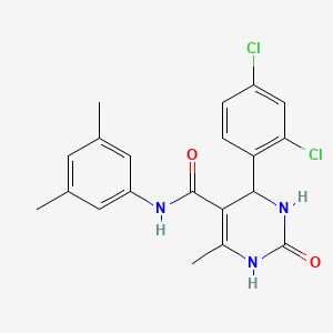 4-(2,4-dichlorophenyl)-N-(3,5-dimethylphenyl)-6-methyl-2-oxo-1,2,3,4-tetrahydropyrimidine-5-carboxamide