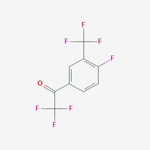 2,2,2-Trifluoro-1-[4-fluoro-3-(trifluoromethyl)phenyl]ethanone