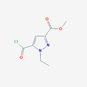 Methyl 5-(chlorocarbonyl)-1-ethyl-1H-pyrazole-3-carboxylate