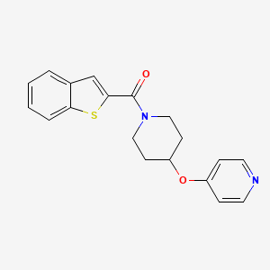 Benzo[b]thiophen-2-yl(4-(pyridin-4-yloxy)piperidin-1-yl)methanone