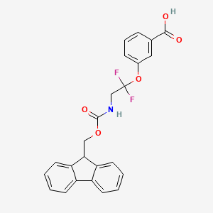 3-[2-(9H-Fluoren-9-ylmethoxycarbonylamino)-1,1-difluoroethoxy]benzoic acid
