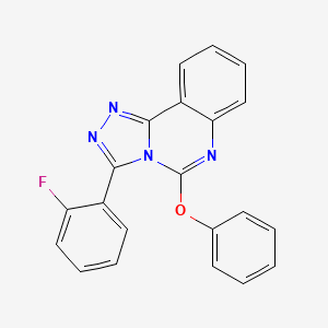 3-(2-Fluorophenyl)-5-phenoxy-[1,2,4]triazolo[4,3-c]quinazoline