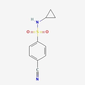 4-cyano-N-cyclopropylbenzenesulfonamide