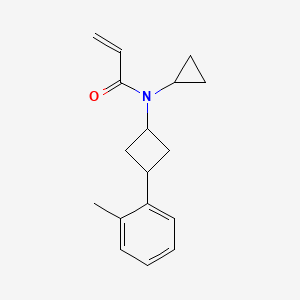 N-Cyclopropyl-N-[3-(2-methylphenyl)cyclobutyl]prop-2-enamide