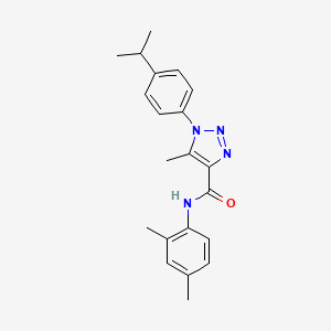 N-(2,4-dimethylphenyl)-1-(4-isopropylphenyl)-5-methyl-1H-1,2,3-triazole-4-carboxamide