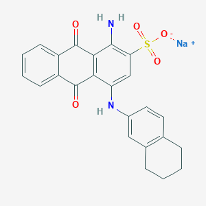 Sodium 1-amino-9,10-dioxo-4-((5,6,7,8-tetrahydronaphthalen-2-yl)amino)-9,10-dihydroanthracene-2-sulfonate
