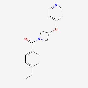 (4-Ethylphenyl)-(3-pyridin-4-yloxyazetidin-1-yl)methanone