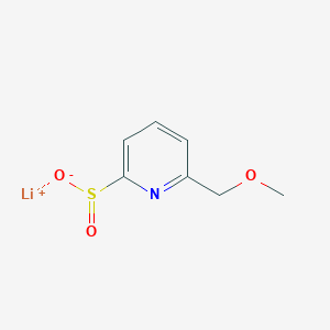 Lithium 6-(methoxymethyl)pyridine-2-sulfinate