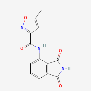 N-(1,3-dioxoisoindolin-4-yl)-5-methylisoxazole-3-carboxamide