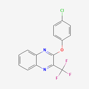 2-(4-Chlorophenoxy)-3-(trifluoromethyl)quinoxaline