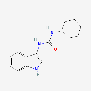 1-cyclohexyl-3-(1H-indol-3-yl)urea