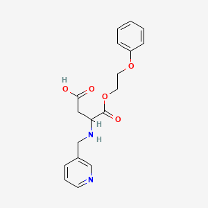 4-oxo-4-(2-phenoxyethoxy)-3-(pyridin-3-ylmethylamino)butanoic Acid
