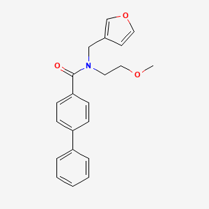 N-(furan-3-ylmethyl)-N-(2-methoxyethyl)-[1,1'-biphenyl]-4-carboxamide