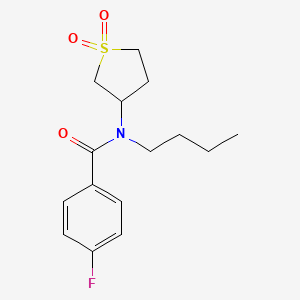 N-butyl-N-(1,1-dioxidotetrahydrothiophen-3-yl)-4-fluorobenzamide
