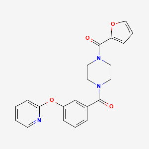 (4-(Furan-2-carbonyl)piperazin-1-yl)(3-(pyridin-2-yloxy)phenyl)methanone