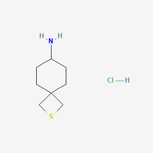 2-Thiaspiro[3.5]nonan-7-amine;hydrochloride